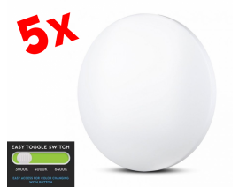 5KOM NADOMETNI LED PANEL SKU217603 / MILKY COVER 3in1