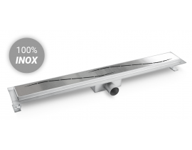 BALINE INOX TUŠ ODTOČNA KANALETA WAVE 800mm