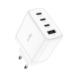 CUDY CH70 4-PORT USB-C in USB-A POLNILEC - NAPAJALNIK 65W