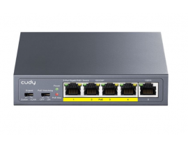 CUDY SWITCH GS105P 5 PORTNO POE STIKALO