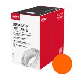 DAHUA PFM922I-6UN-C UTP KABEL CAT6 305m / ORANGE / CPR / Eca