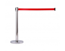 PREGRADNI USMERJEVALNI INOX STEBRIČEK / 190CM RDEČ TRAK