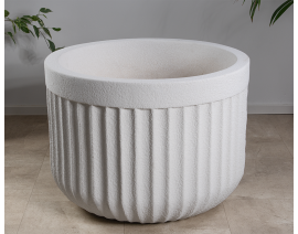 FIBERGLASS NSB-0105 CVETLIČNI LONEC ZA DOM 61x61x45 cm