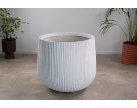FIBERGLASS NSB-0241 CVETLIČNI LONEC ZA DOM 60x60x52 cm
