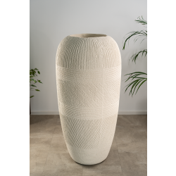 FIBERGLASS NSB-0290 CVETLIČNI LONEC ZA DOM 50x50x105 cm