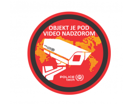 POLICETECH NALEPKA ZA VIDEO NADZOR FI 95 mm