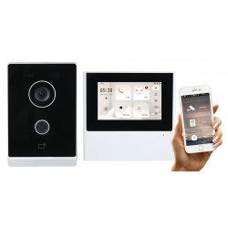 POLICEtech VDO2001G-WP + VDI2004L-WP VIDEO DOMOFON