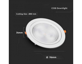 SKU 21839 PODOMETNI LED PANEL / TOPLA BELA