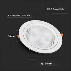 SKU 21839 PODOMETNI LED PANEL / TOPLA BELA