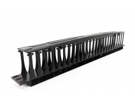 TOTEN 323201110W 1U PLASTIČEN ORGANIZATOR KABLOV 48cm