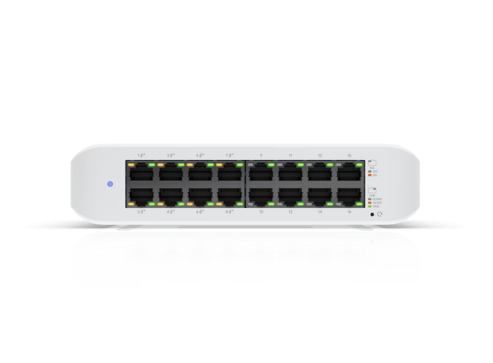 UBIQUITI USW-LITE-16POE 16-PORTNO POE STIKALO
