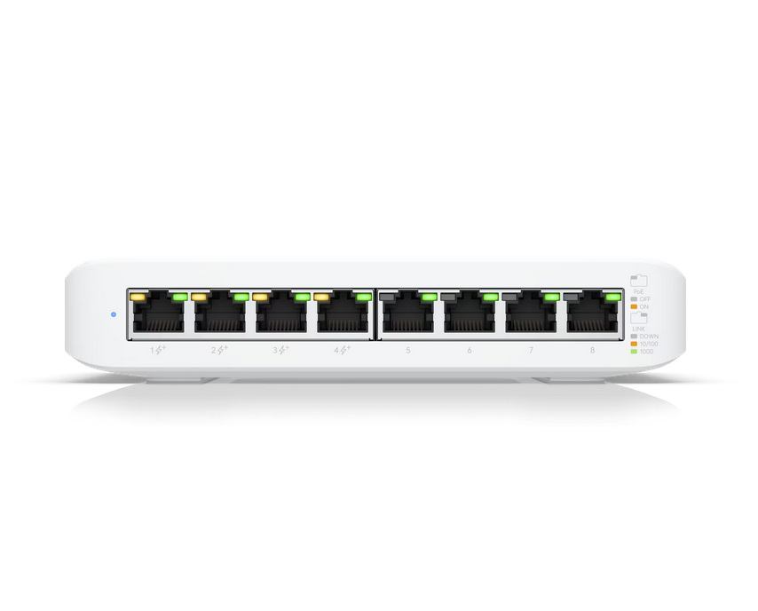UBIQUITI USW-LITE-8-POE 8-PORTNO POE STIKALO