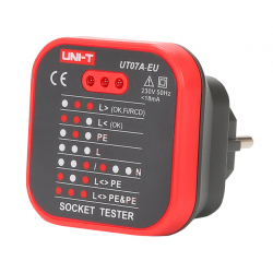 UNI-T UT07A-EU TESTER VTIČNIC