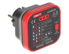 UNI-T UT07B-EU TESTER VTIČNIC S FUNKCIJO PREVERJANJA RCD