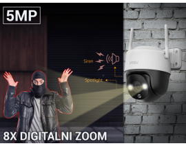 VIDEO NADZORNA KAMERA IMOU 5MP CRUISER 2C / S7CP-5M0WE